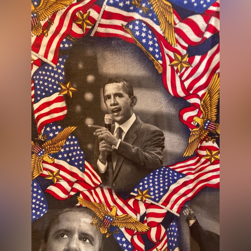 Barack Obama Commemorative 2009 Cranston Fabric 1 Yard. HTF